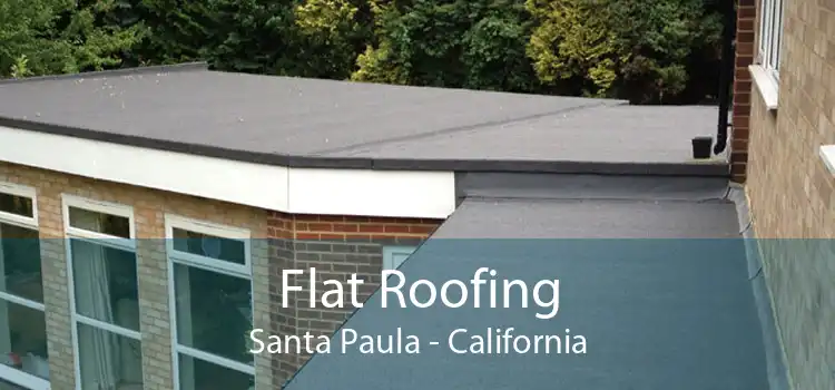 Flat Roofing Santa Paula - California